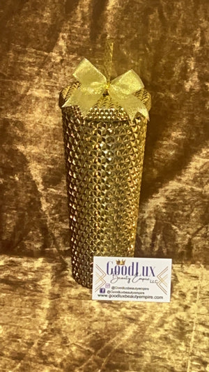 Gold tumbler