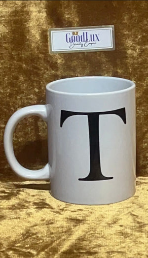 Letter T initial Mug Gift