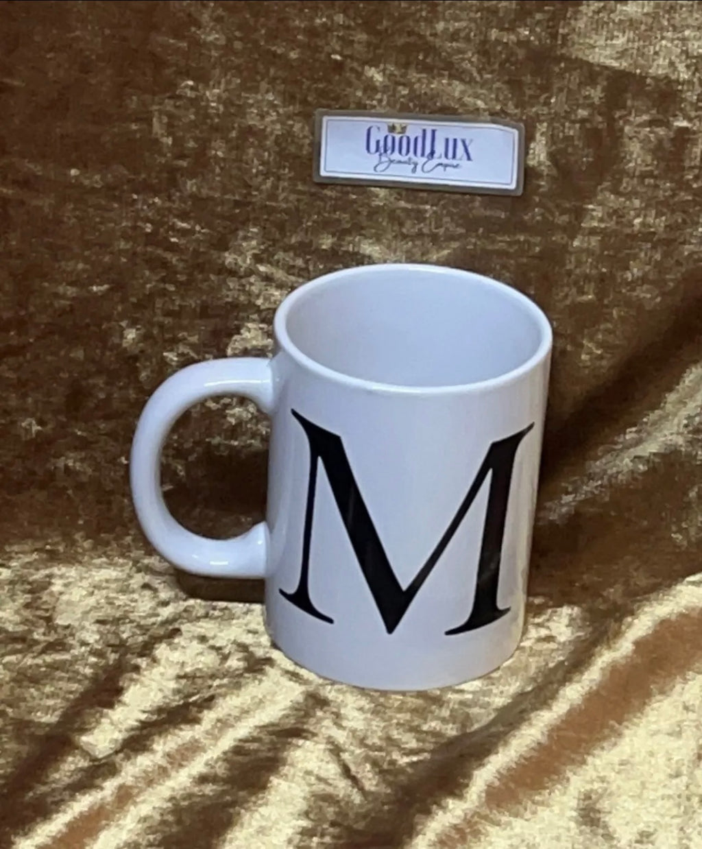 Letter M initial mug Gift