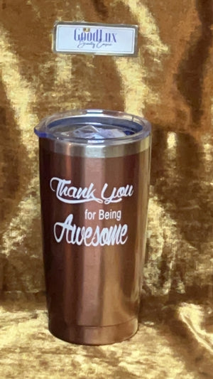 Rose Gold Appreciation Tumbler