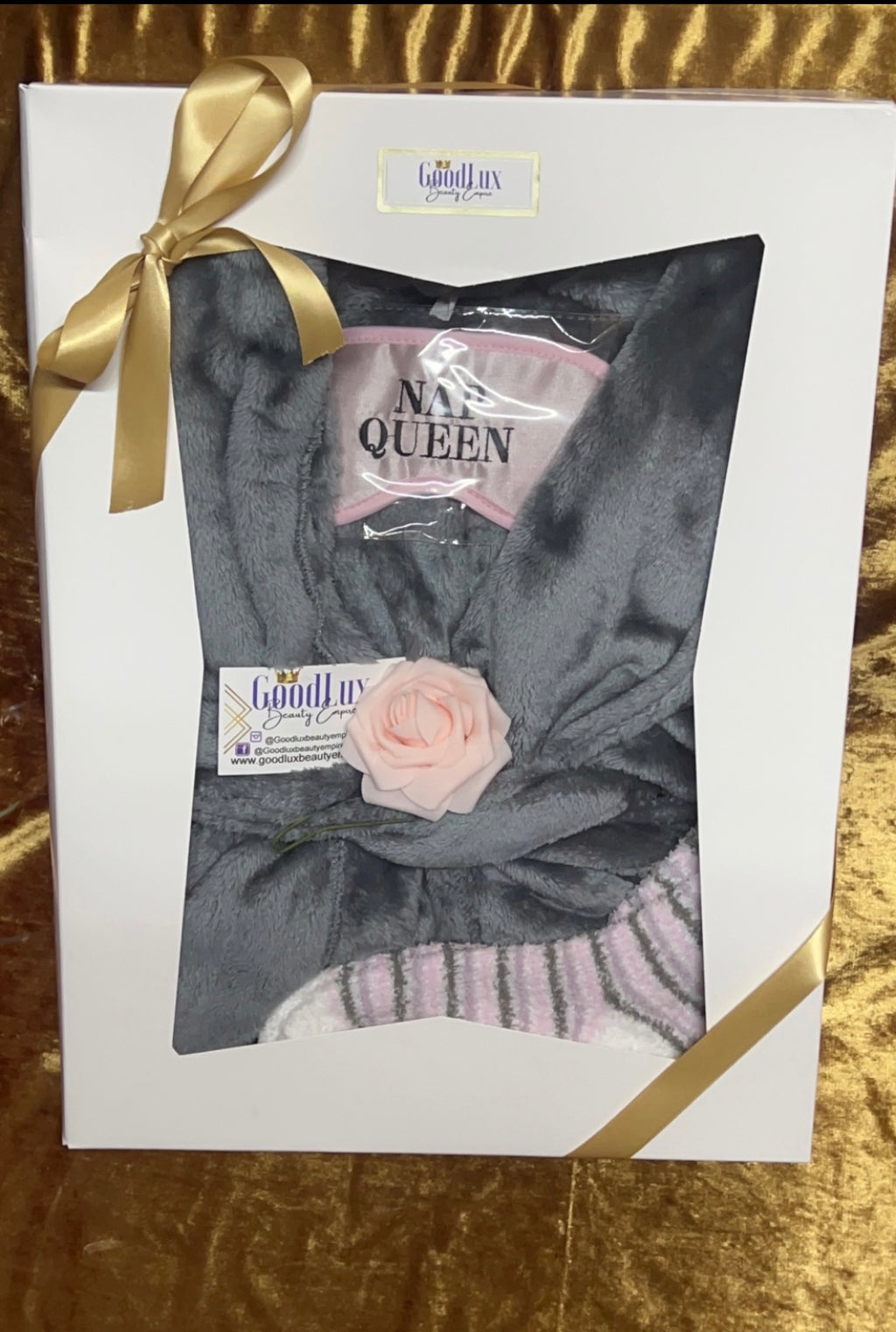 Grey Luxury Robe Gift Box